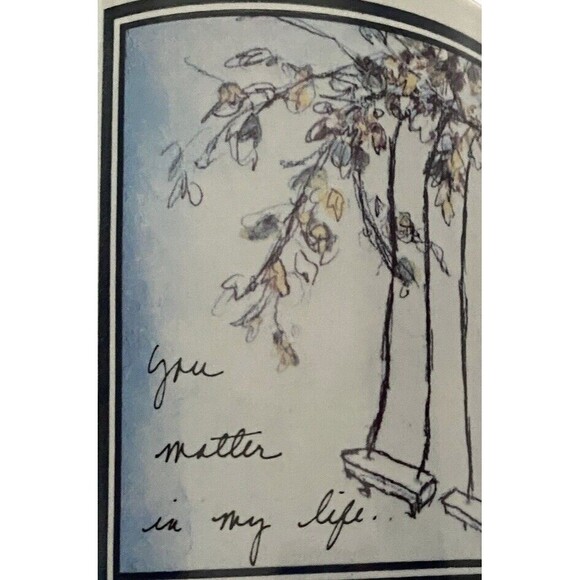 PAPEL FLAVIA WEEDN -You Matter In My Life Coffee Mug Vintage Japan - Picture 2 of 6